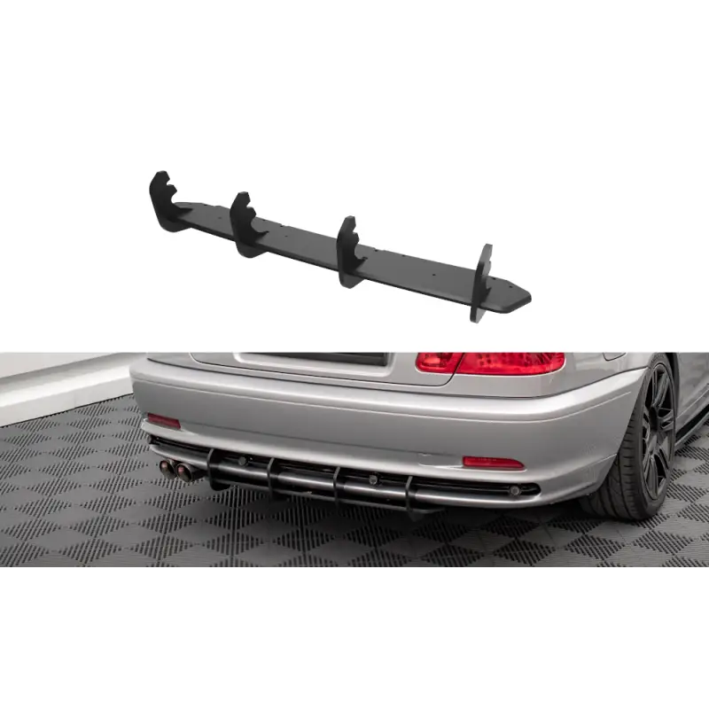 STREET PRO CENTRAL DIFFUSEUR ARRIERE BMW 3 COUPE E46 - MAXTONDESIGN Promotion Saisonnière