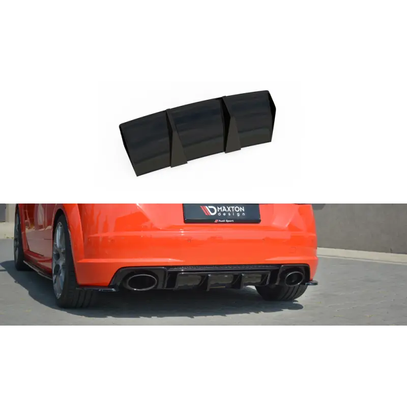 RAJOUT DU PARE-CHOCS ARRIERE AUDI TT MK3 (8S) RS- MAXTON DESIGN - FINITION NOIR BRILLANT Solde