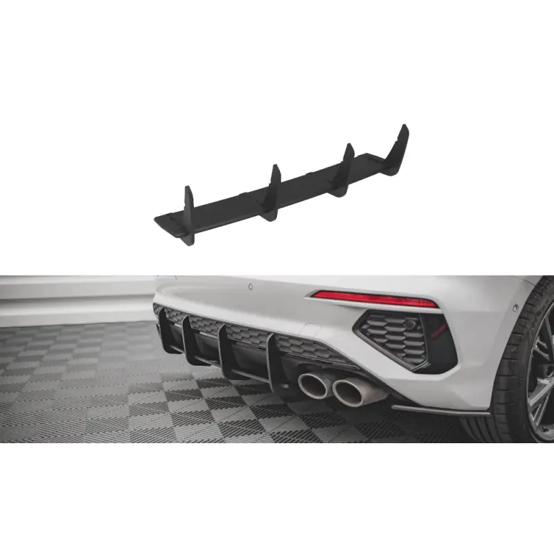 Certifié STREET PRO CENTRAL DIFFUSEUR ARRIERE AUDI S3 SPORTBACK 8Y - MAXTONDESIGN