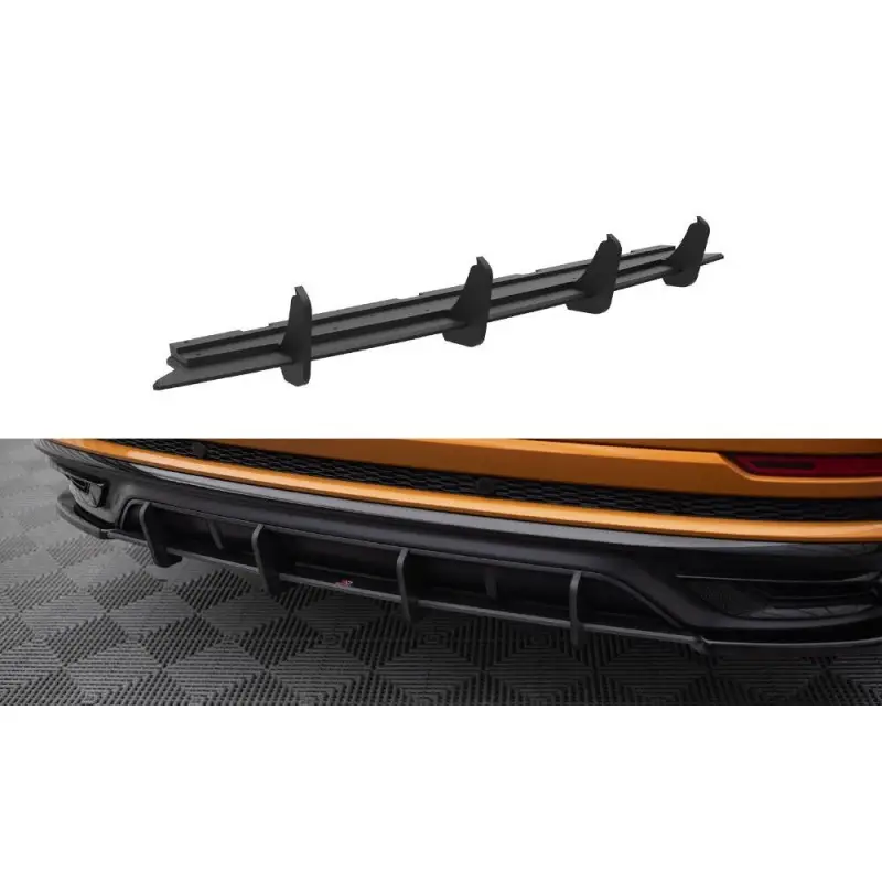STREET PRO CENTRAL DIFFUSEUR ARRIERE AUDI Q8 S-LINE MK1 - MAXTONDESIGN Satisfait Ou Remboursé