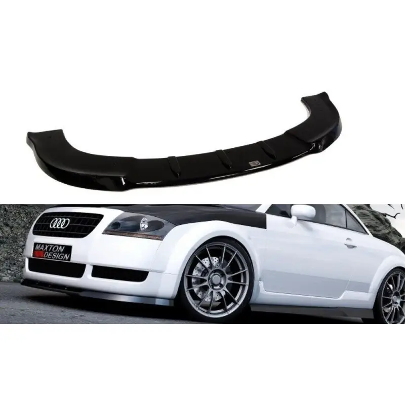 LAME DU PARE-CHOCS AVANT AUDI TT MK1 ( POUR VERSION STANDARD ) - MAXTON DESIGN - FINITION NOIR BRILLANT Solde