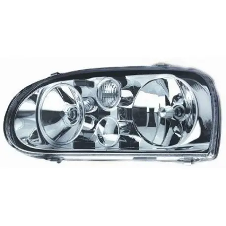 Seulement Aujourd’hui SET 2 PHARES AVANT LOOK GOLF 4 FOND CHROME VW GOLF 3 - III (91-97) H7/H7 - DEPO/TYC