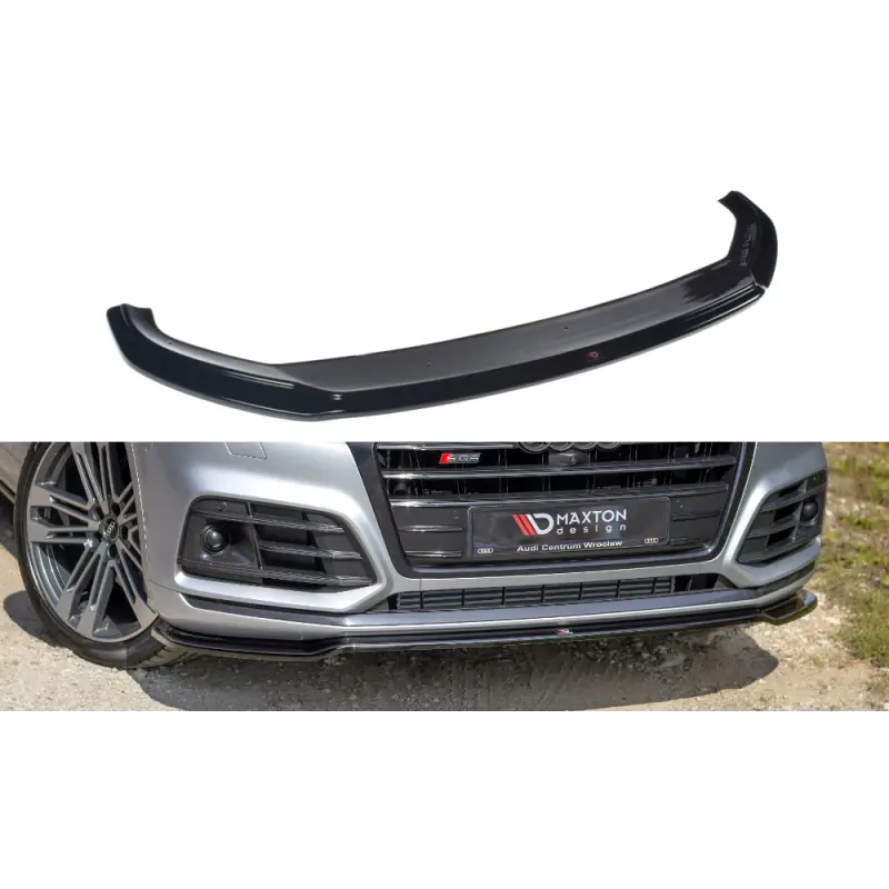 LAME DU PARE-CHOCS AVANT - SPLITTER AUDI SQ5-Q5 S-LINE MKII - MAXTON DESIGN - FINITION NOIR BRILLANT Marque