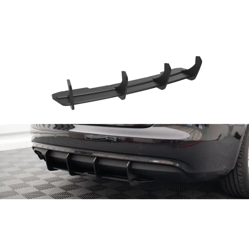 Livraison Gratuite STREET PRO CENTRAL DIFFUSEUR ARRIERE AUDI A4 B8 FACELIFT - MAXTONDESIGN