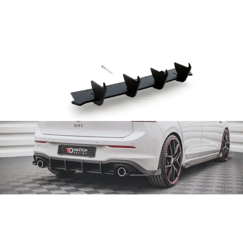 Petit Prix SPORT DURABILITE CENTRAL DIFFUSEUR ARRIERE V.1 VOLKSWAGEN GOLF 8 GTI- MAXTONDESIGN