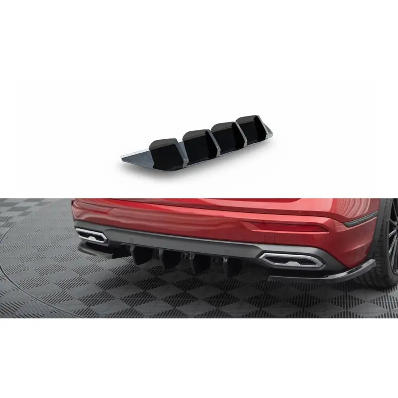 Achetez Aujourd’hui DIFFUSEUR ARRIERE COMPLET SEAT TARRACO FR MK1 - MAXTONDESIGN - FINITION: NOIR BRILLANT