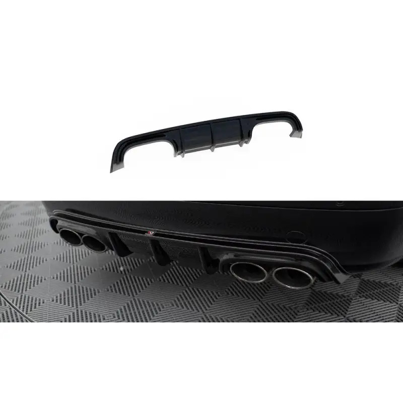 Meilleure Vente DIFFUSEUR ARRIERE COMPLET MERCEDES-BENZ CLK W209 - MAXTONDESIGN - FINITION: NOIR BRILLANT
