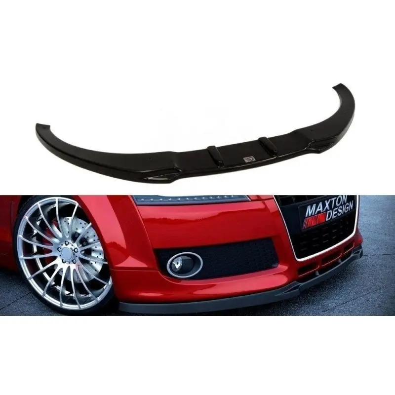 Achetez Aujourd’hui LAME DE PARE-CHOCS AVANT AUDI TT MK2 ( POUR VERSION STANDARD ) - MAXTON DESIGN - FINITION NOIR BRILLANT