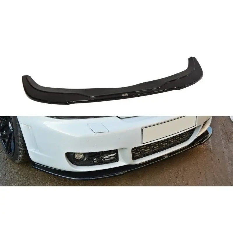 Meilleur Prix LAME DU PARE-CHOCS AVANT AUDI RS4 B5 - MAXTON DESIGN - FINITION NOIR BRILLANT