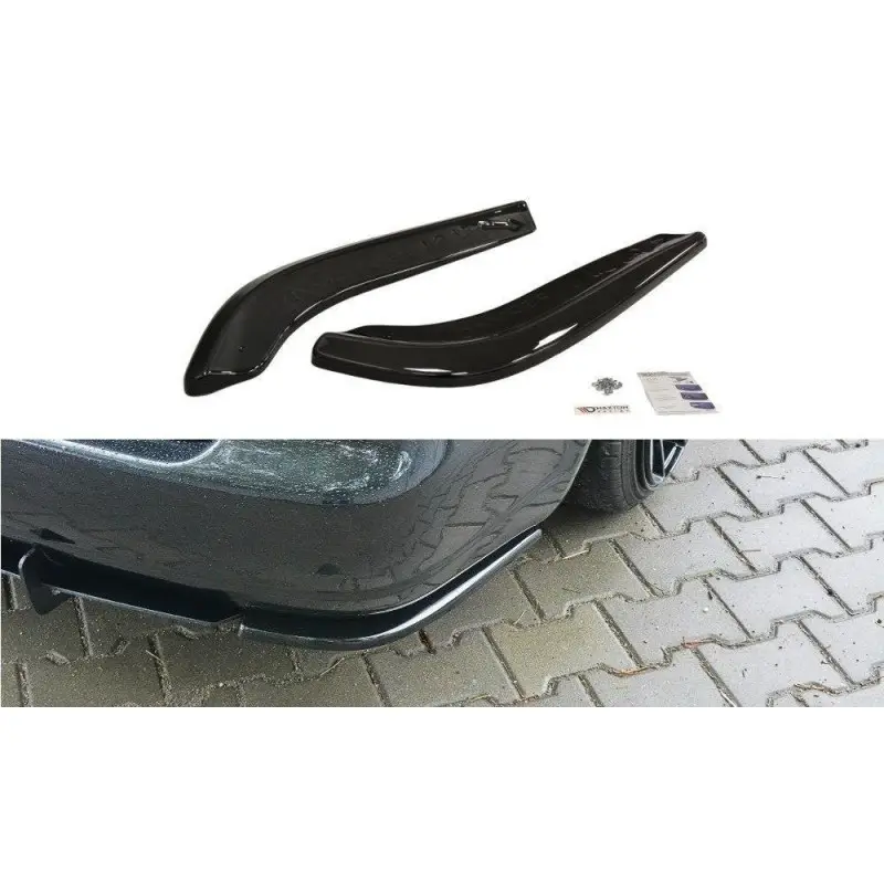 LAME DU PARE CHOCS ARRIERE AUDI S4 B5 AVANT - MAXTON DESIGN - FINITION NOIR BRILLANT Achat Immédiat