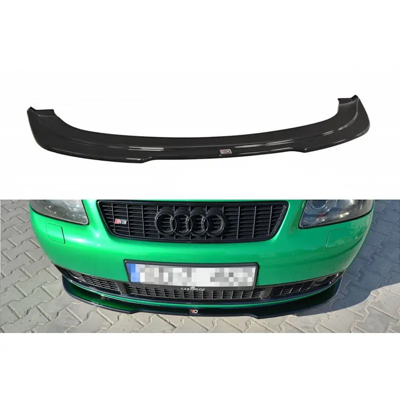 Retour Gratuit LAME DU PARE-CHOCS AVANT AUDI S3 8L - MAXTON DESIGN - FINITION NOIR BRILLANT