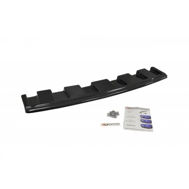 CENTRAL ARRIÈRE SPLITTER AUDI S6 C7 AVANT (SANS BARRES VERTICALES) - MAXTON DESIGN - FINITION NOIR BRILLANT Achat Immédiat