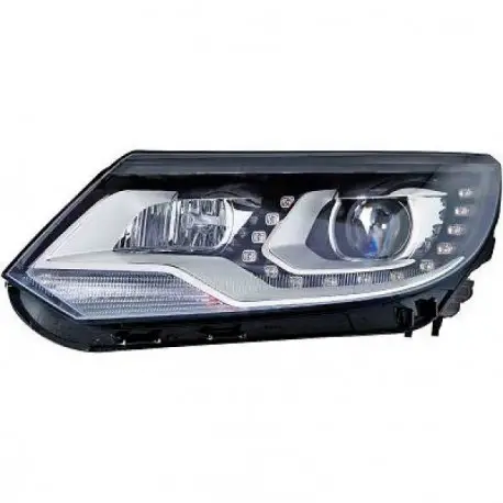 SET DE DEUX PHARES AVANT LOOK XÉNON & LED VW TIGUAN (11-15) Dernier Modèle