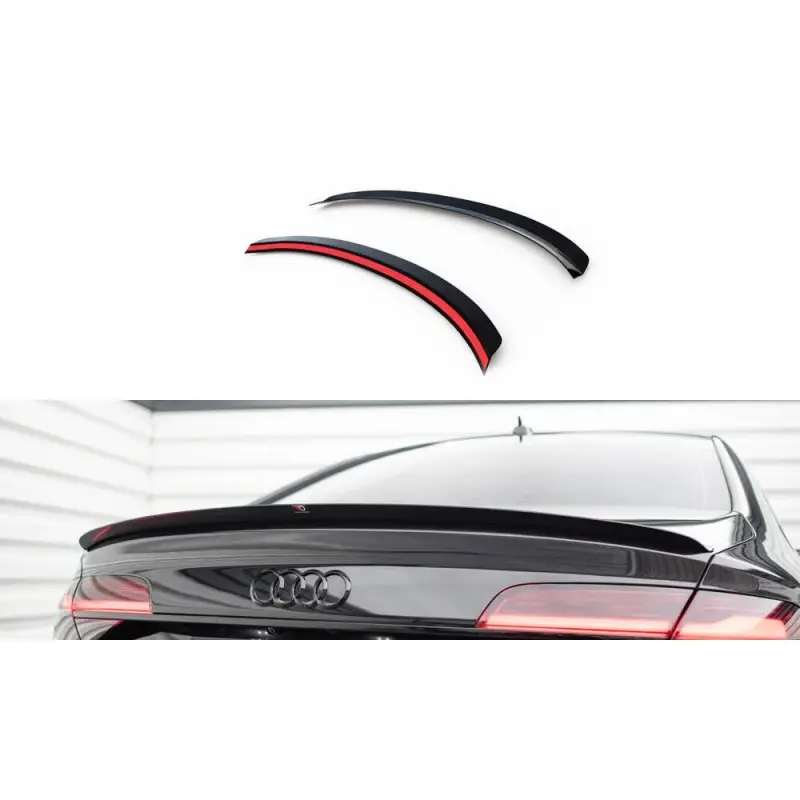 Meilleur Choix SPOILER CAP AUDI A8 D4 - MAXTON DESIGN - FINITION NOIR BRILLANT