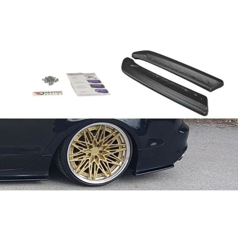 Acheter Direct LAME DU PARE CHOCS ARRIERE AUDI A7 S-LINE C7 - MAXTON DESIGN - FINITION NOIR BRILLANT