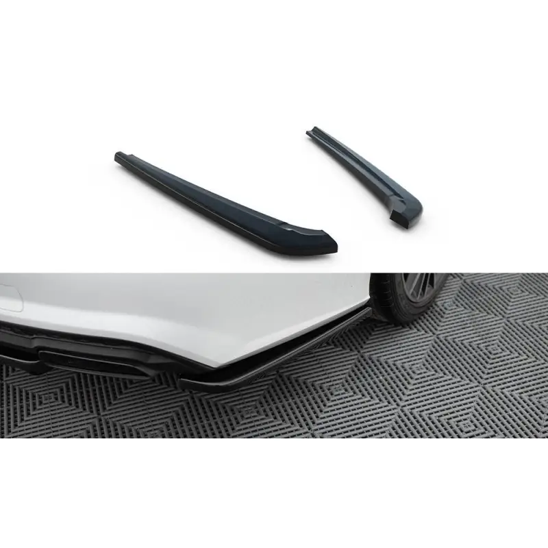 Offre Spéciale LAME DU PARE-CHOCS ARRIERE AUDI A7 S-LINE C7 FL - MAXTON DESIGN - FINITION NOIR BRILLANT