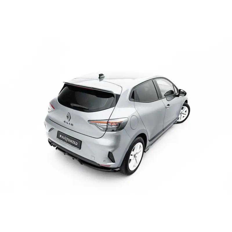 Vente Directe SPOILER CAP RENAULT CLIO MK5 FACELIFT - MAXTONDESIGN - FINITION NOIR BRILLANT