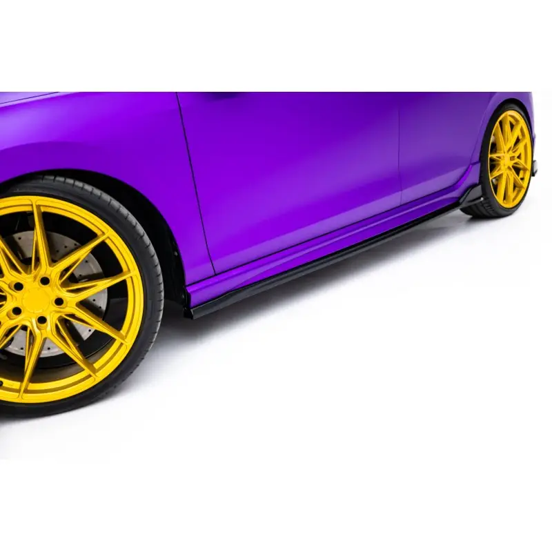 RAJOUTS DES BAS DE CAISSE V.4 VOLKSWAGEN GOLF RMK8 / MK8 FACELIFT - MAXTONDESIGN - FINITION NOIR BRILLANT Commande En Gros