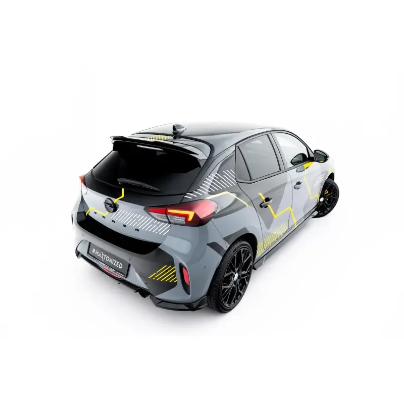 Meilleur Prix SPOILER CAP OPEL CORSA F FACELIFT (MK6 FACELIFT) - MAXTONDESIGN - FINITION NOIR BRILLANT