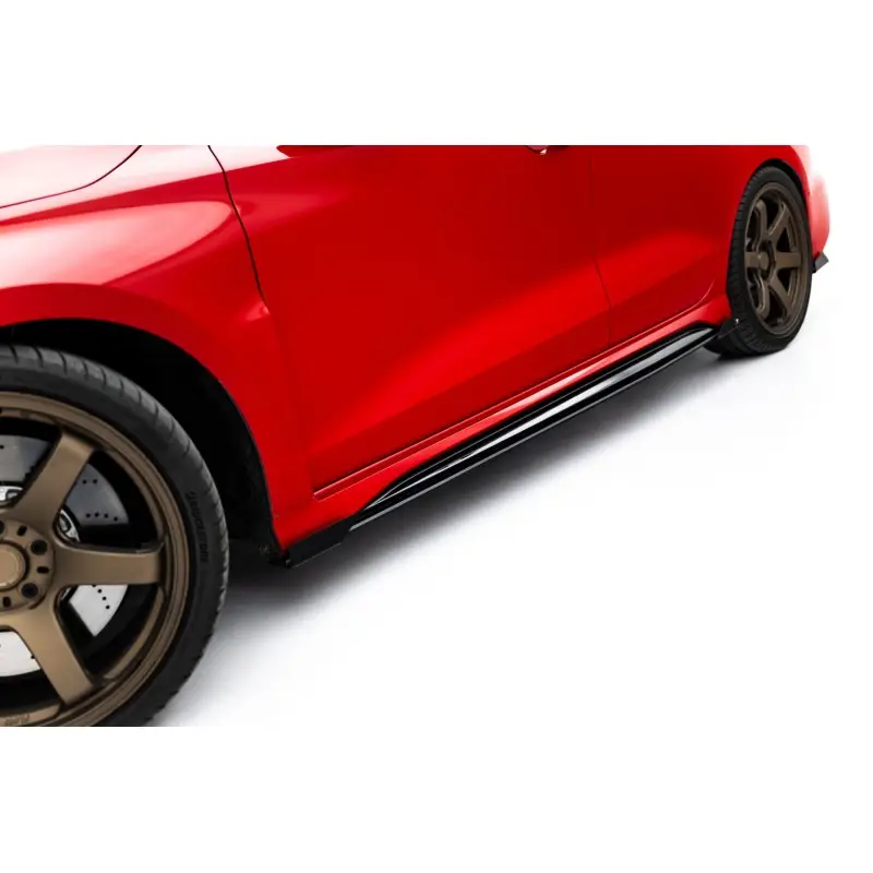 Affaire À Saisir STREET PRO RAJOUTS DES BAS DE CAISSE + FLAPS AUDI RS3 SEDAN 8Y FACELIFT - MAXTONDESIGN - FINITION NOIR