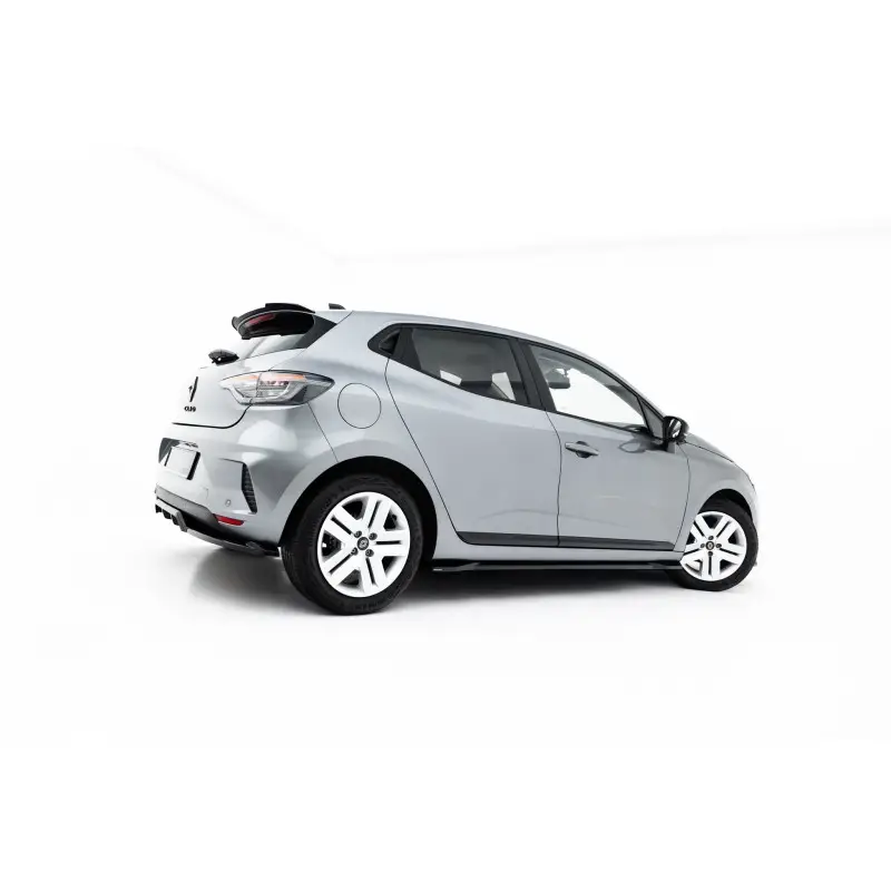 Authentique RAJOUTS DES BAS DE CAISSE RENAULT CLIO MK5 FACELIFT - MAXTONDESIGN - FINITION NOIR BRILLANT