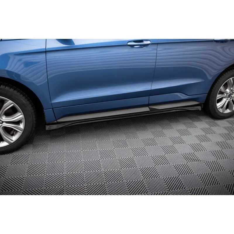 RAJOUTS DES BAS DE CAISSE FORD EDGE ST MK2 FACELIFT - MAXTONDESIGN - FINITION NOIR BRILLANT Affaire À Saisir