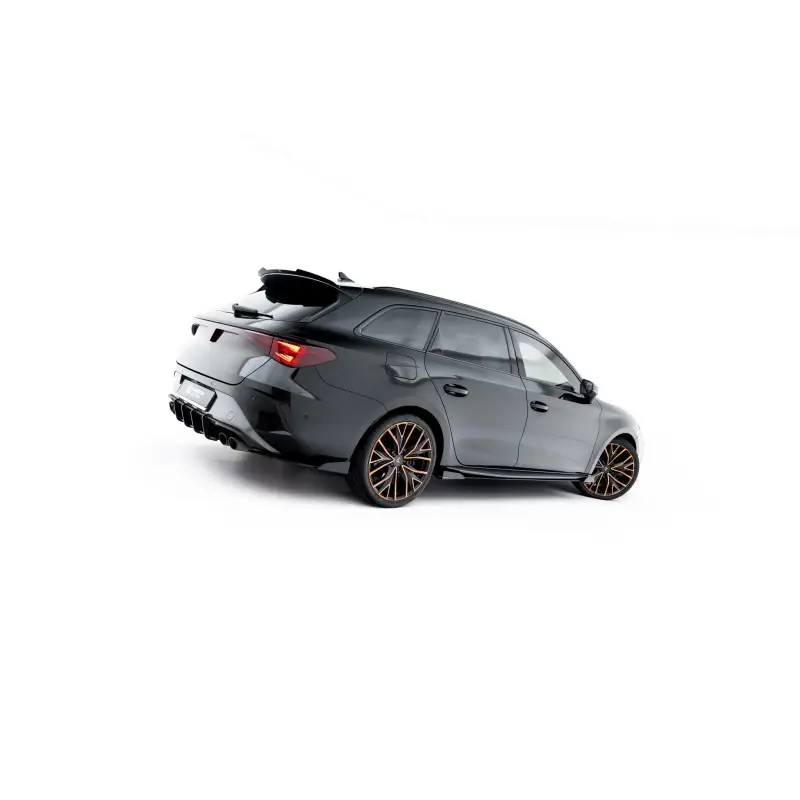 STREET PRO RAJOUTS DES BAS DE CAISSE + FLAPS CUPRA LEON ST / HATCHBACK AERO MK1 / MK1 FACELIFT - MAXTONDESIGN - FINITION NOIR Super Prix