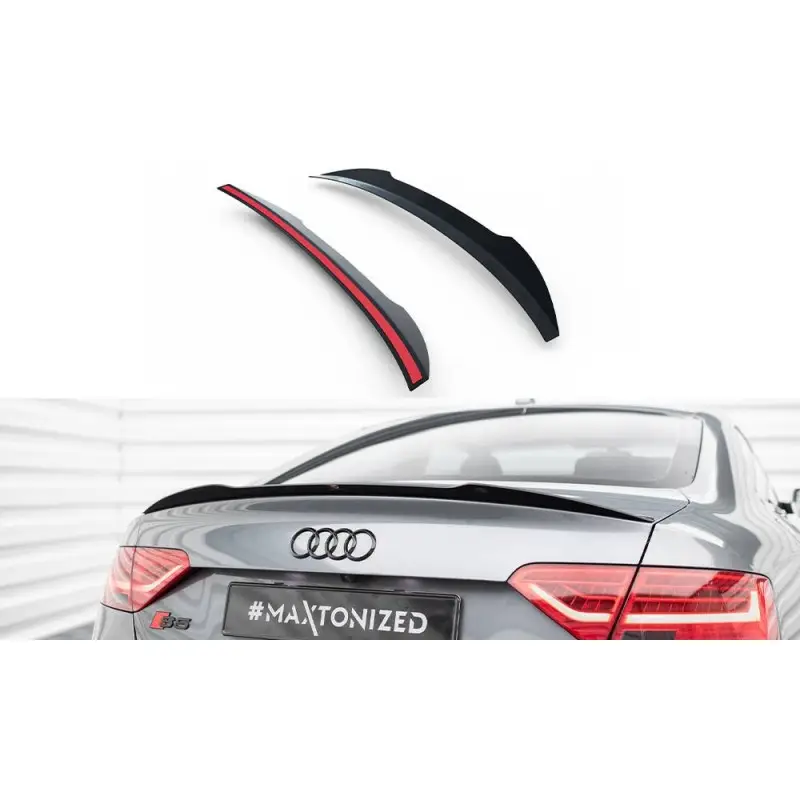 Réduction SPOILER CAP AUDI S5 - A5 - A5 S-LINE 8T - 8T FL COUPE - MAXTON DESIGN - FINITION NOIR BRILLANT