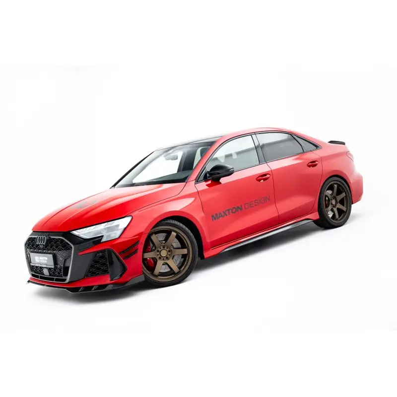 Remise FIBRE DE CARBONE DES BAS DE CAISSE V.2 AUDI RS3 SEDAN 8Y FACELIFT - MAXTONDESIGN - CARBON VERITABLE