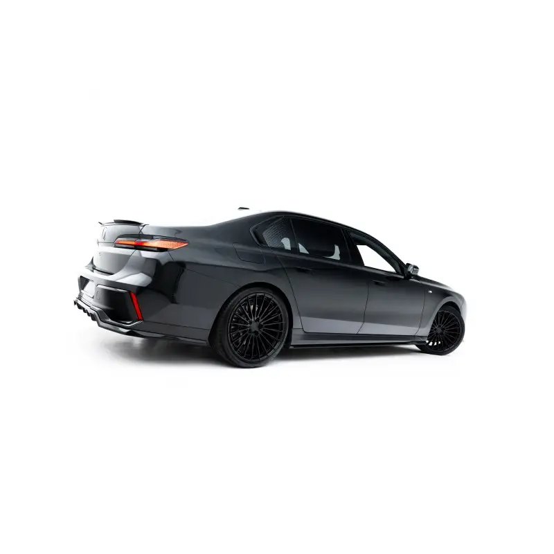 RAJOUTS DES BAS DE CAISSE V.2 BMW 740D XDRIVE M-PACK / 740I XDRIVE M-PACK G70 - MAXTONDESIGN - FINITION NOIR BRILLANT Dernier Modèle