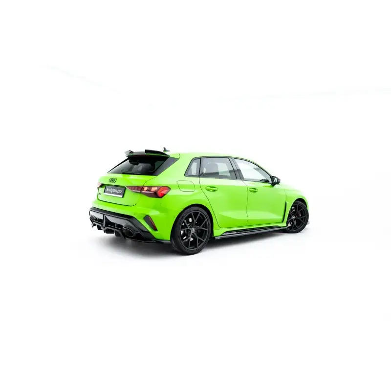 RAJOUTS DES BAS DE CAISSE V.1 AUDI RS3 SPORTBACK 8Y FACELIFT - MAXTONDESIGN - FINITION NOIR BRILLANT Achat Immédiat