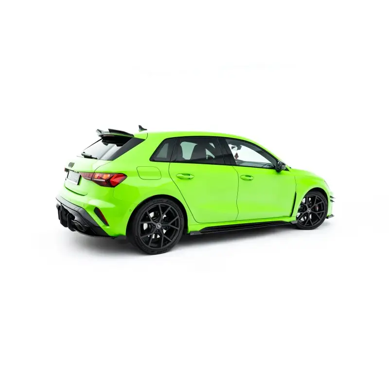 STREET PRO RAJOUTS DES BAS DE CAISSE + FLAPS AUDI RS3 SPORTBACK 8Y FACELIFT - MAXTONDESIGN - FINITION NOIR Prix Promo