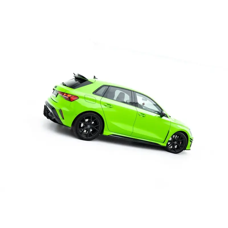 STREET PRO RAJOUTS DES BAS DE CAISSE AUDI RS3 SPORTBACK 8Y FACELIFT - MAXTONDESIGN - FINITION NOIR Satisfait Ou Remboursé