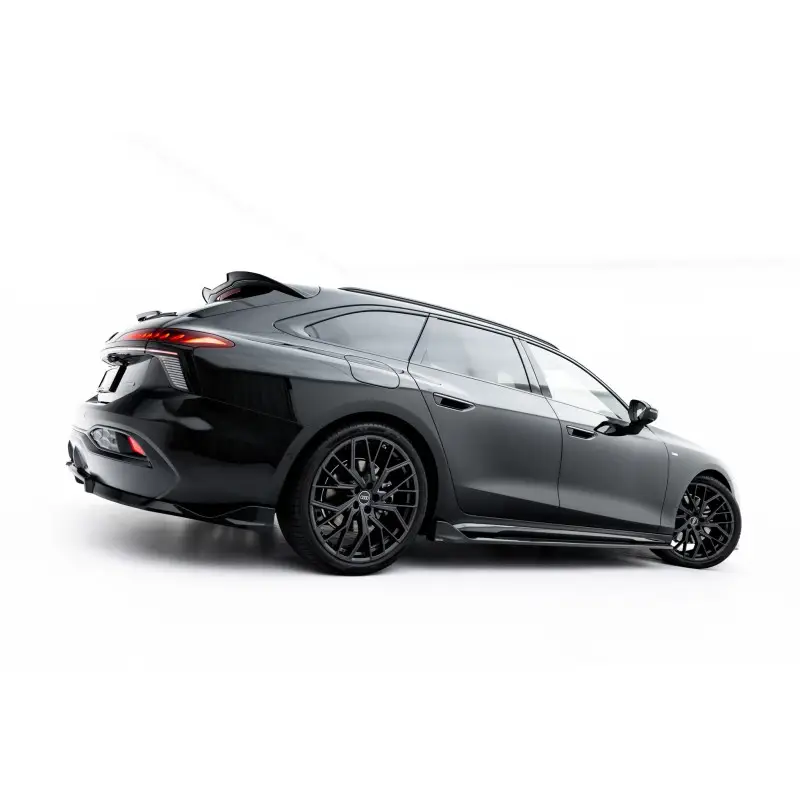 Jusqu’à Épuisement Des Stocks RAJOUTS DES BAS DE CAISSE V.2 AUDI A6 S-LINE C9 - MAXTONDESIGN - FINITION NOIR BRILLANT