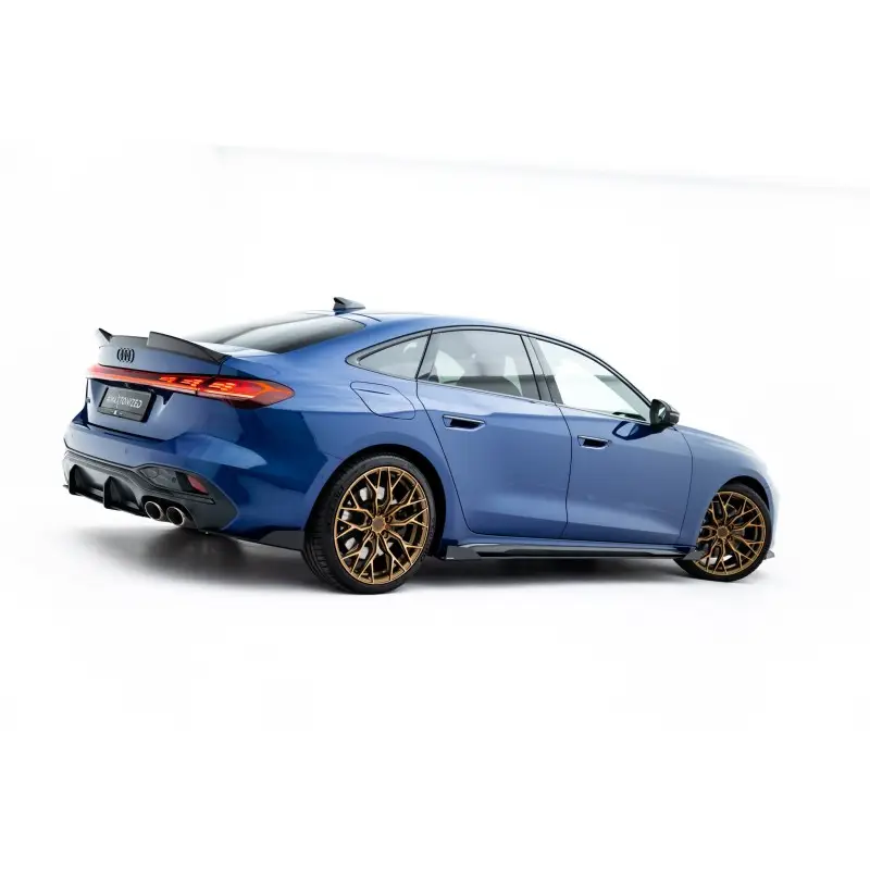 STREET PRO RAJOUTS DES BAS DE CAISSE + FLAPS AUDI A5 S-LINE / S5 SEDAN / AVANT B10 - MAXTONDESIGN - FINITION NOIR Achetez Aujourd’hui