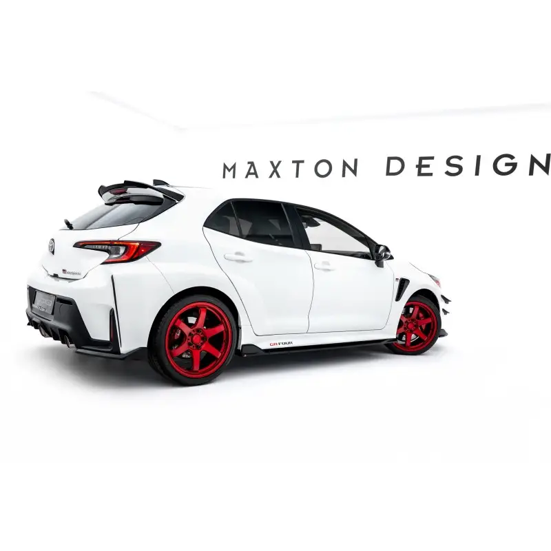 SET DES DIFFEUSEUR DES BAS DE CAISSE V.2 TOYOTA GR COROLLA MK12 - MAXTONDESIGN - FINITION NOIR BRILLANT Promotion Saisonnière