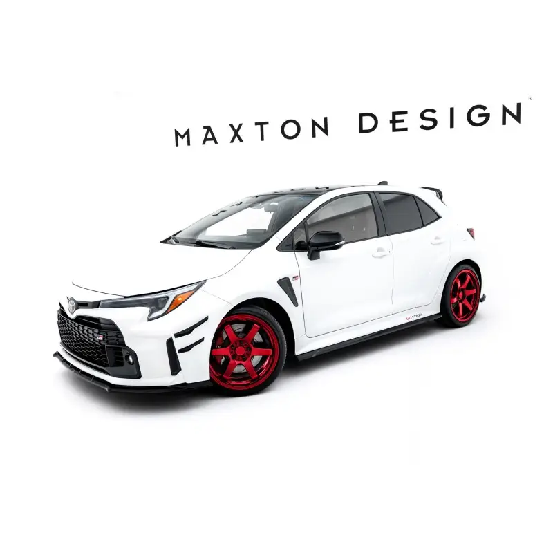 SET DES DIFFEUSEUR DES BAS DE CAISSE V.1 TOYOTA GR COROLLA MK12 - MAXTONDESIGN - FINITION NOIR BRILLANT Meilleure Vente