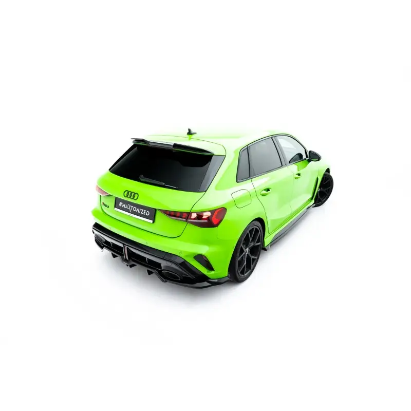 SPOILER CAP 3D AUDI RS3 SPORTBACK 8Y FACELIFT - MAXTONDESIGN - FINITION NOIR BRILLANT Prix Promo