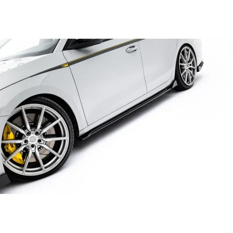 Acheter Direct RAJOUTS DES BAS DE CAISSE V.2 SKODA OCTAVIA RS LIFTBACK / COMBI MK4- MAXTONDESIGN - FINITION NOIR BRILLANT