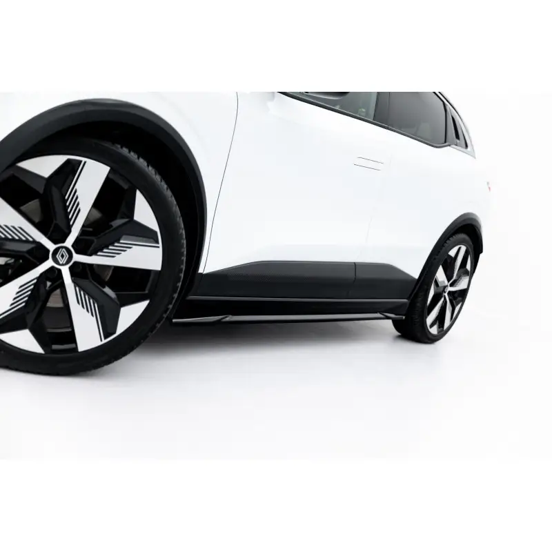 Nouvel Arrivage RAJOUTS DES BAS DE CAISSE RENAULT MEGANE E-TECH ELECTRIC MK1 - MAXTONDESIGN - FINITION NOIR BRILLANT
