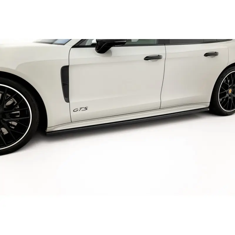 Nouvelle Collection RAJOUTS DES BAS DE CAISSE PORSCHE PANAMERA GTS SPORT TURISMO 971 FACELIFT - MAXTONDESIGN - FINITION NOIR BRILLANT