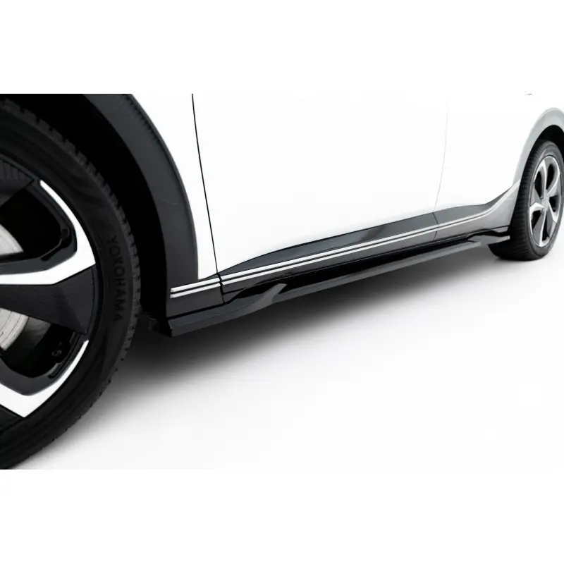 Must-Have SET DES DIFFEUSEUR DES BAS DE CAISSE KIA EV6 MK1 - MAXTONDESIGN - FINITION NOIR BRILLANT