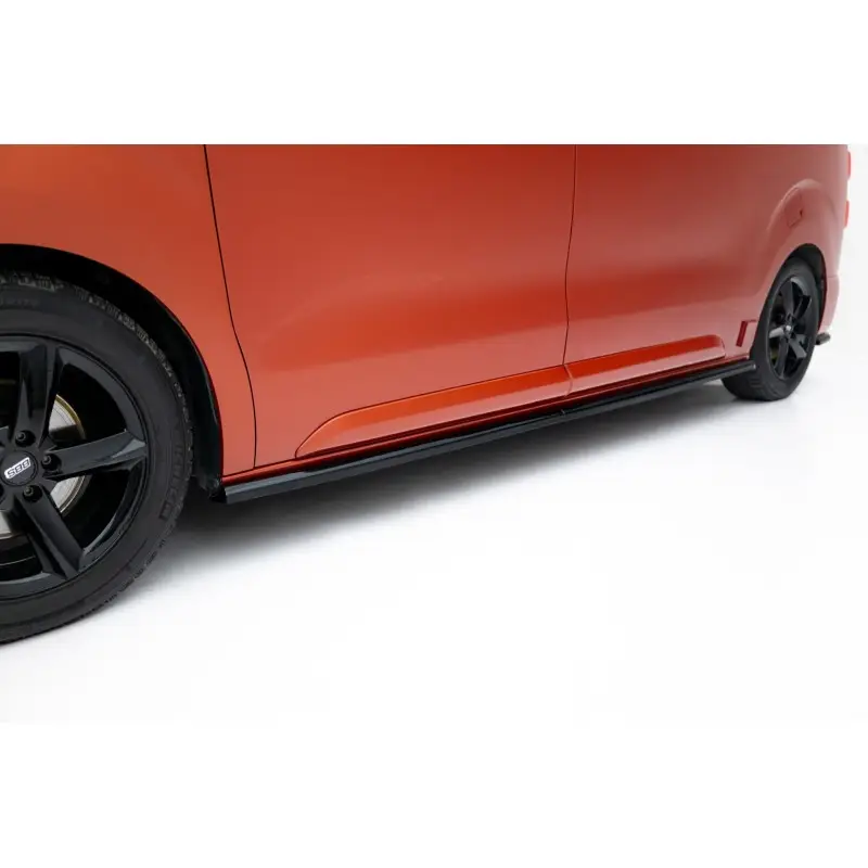 RAJOUTS DES BAS DE CAISSE PEUGEOT EXPERT L2 /L3 MK3 - MAXTONDESIGN - FINITION NOIR BRILLANT Haute Qualité