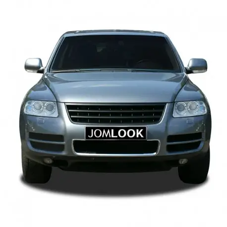 Prix Choc Calandre, JOM, VW Touareg (7L) 02-06, sans sigle, noir (modèle avant facelift)