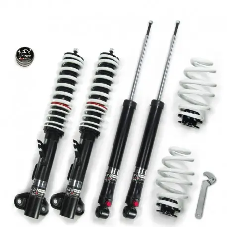 Commande En Gros NJT eXtrem kit combiné fileté, réglable en hauteur et en dureté, BMW E36 4+6 cyl. + Touring, 6.92-00, fileté/ressort