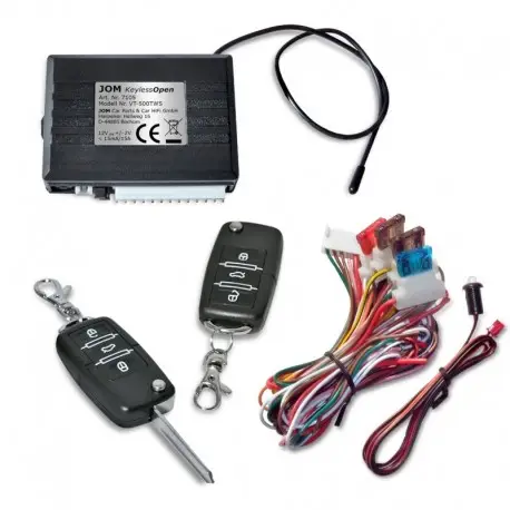 Acheter En Ligne Télécommande pour centralisation de verrouillage, 2x Radio-télécommande pour une empreinte de clé dépliantes