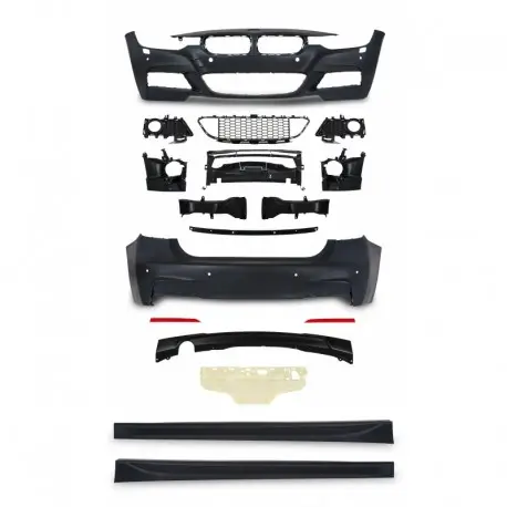 Body Kit, BMW F30(MT), (11-19), pare choc avant/ arrière, bas de caisse, avec lave-phares + PDC, Sport Look Petit Prix