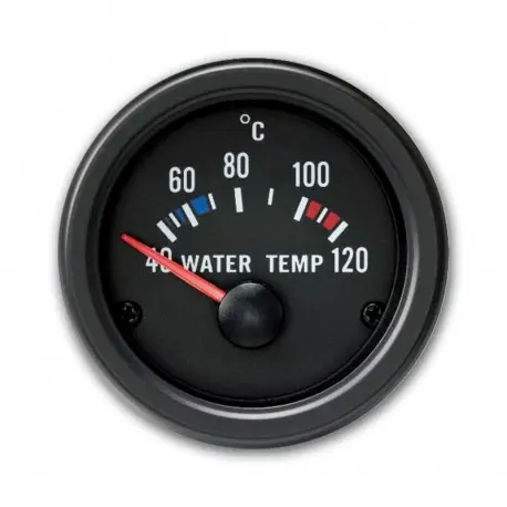 Vente Flash Manomètre, température d'eau (40~120°C),noir, Ø52mm
