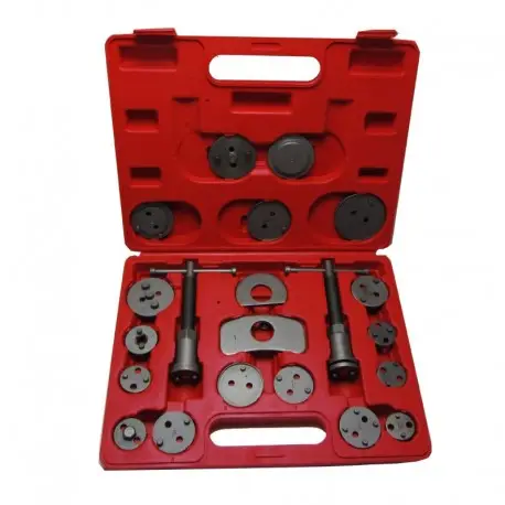Set de repousse piston d'étrier de frein, 22 pièces avec broches tournantes à gauche et à droite, avec caisse en plastique Promotion