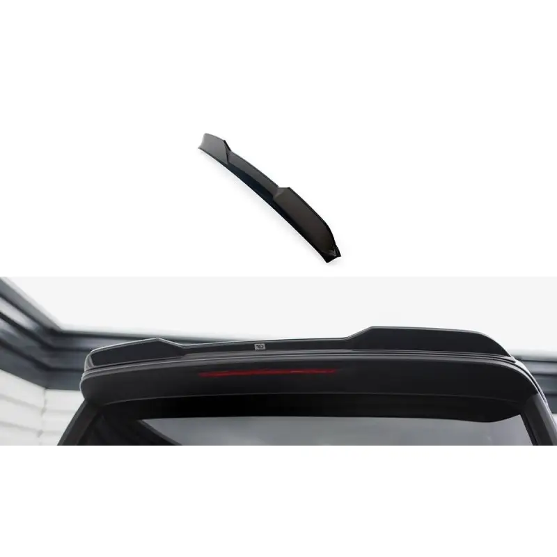SPOILER CAP 3D VOLKSWAGEN MULTIVAN T7 - MAXTONDESIGN - FINITION: NOIR BRILLANT Retour Gratuit
